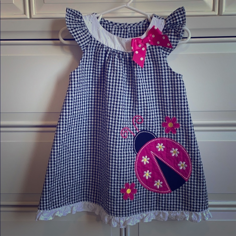 Black and White Gingham Dress